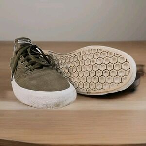 Adidas Shoes Mens Canvas Originals 3MC Vulc Trainers Sneakers US 9.5 New Khaki‎